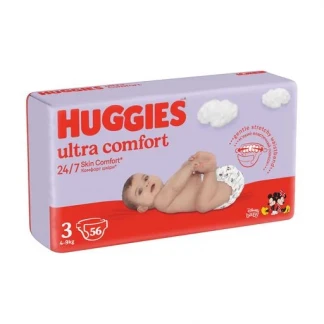 Підгузки Huggies Ultra Comfort р.3 (5-8кг) №56-0