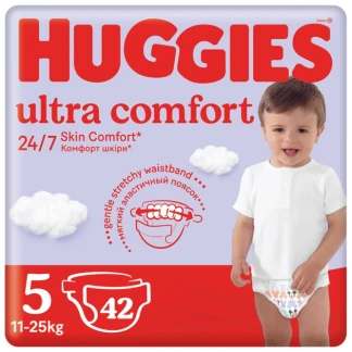 Підгузки Huggies Ultra Comfort р.5 (12-22кг) №42-0