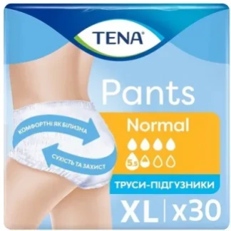 Підгузки-трусики для дорослих Tena (Тена) Pants Normal р.XL №30-0