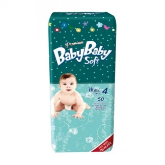 Подгузники BabyBaby (Беби Беби) Soft Premium Maxi (7-18кг) р.4 №50-0