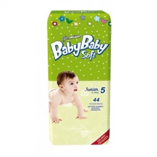 Підгузники BabyBaby (Бебі Бебі) Soft Premium Ultra Dry Junior (12-25кг)р. 5 №44-0