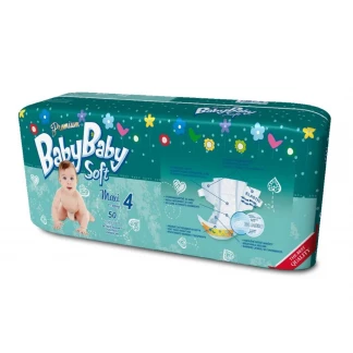 Підгузники BabyBaby (Бебі Бебі) Soft Premium Ultra Dry Maxi (7-18кг)р. 4 №50-0