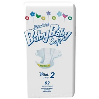 Подгузники BabyBaby (Беби Беби) Soft Standart Mini (3-6кг) р.2 №62-2