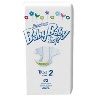 Підгузники BabyBaby (Бебі Бебі) Soft Standart Mini (3-6кг) р.2 №62-0