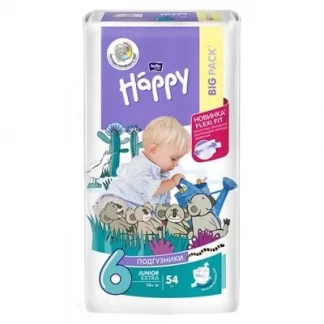 Підгузники дитячі Bella (Бела) Baby Happy junior extra, розмір 6, вага понад 16 кг, 54 штуки-0