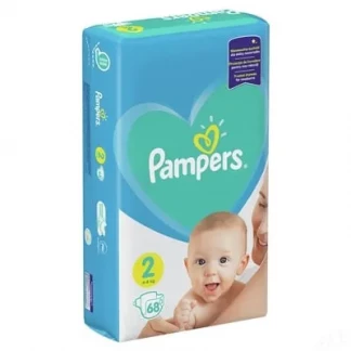 Підгузники дитячі Pampers (Памперс) New Baby розмір 2, 4-8 кг, 68 штук-0