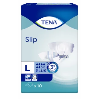 Подгузники для взрослых Tena (Тена) Slip Plus Large, 10 штук-0