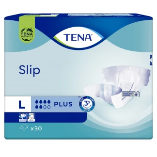 Подгузники для взрослых Tena (Тена) Slip Plus Large, 30 штук-0