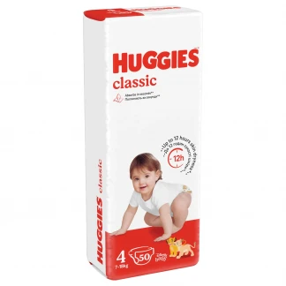 Подгузники Huggies (Хаггис) Classic (7-18 кг) р. 4 №50-0