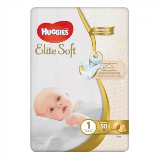 Підгузники Huggies (Хагіс) Elite Soft (3-5 кг) р.1 №50-0