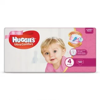Підгузники Huggies (Хагіс) Ultra Comfort для дівчаток (8-14кг) р.4 №50-0