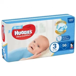 Підгузники Huggies (Хагіс) Ultra Comfort для хлопчиків (5-9кг) р.3 №56-0