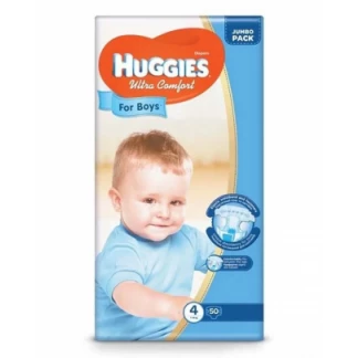 Подгузники Huggies (Хаггис) Ultra Comfort для мальчиков (8-14кг) р.4 №50-0
