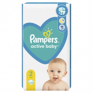 Подгузники Pampers (Памперс) Active Baby 2 Mini (4-8кг) №64-0