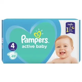 Подгузники Pampers (Памперс) Active Baby Maxi (9-14 кг) р.4 №49-1