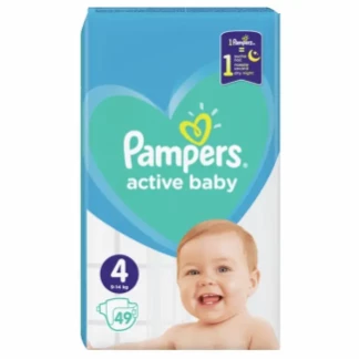 Підгузники Pampers (Памперс) Active Baby Maxi (9-14 кг) р.4 №49-0