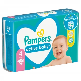 Підгузники Pampers (Памперс) Active Baby Maxi (9-14кг) №46-0