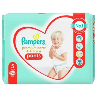 Подгузники-трусики детские Pampers Premium Care Pants р. 5 12-17 кг №34-0