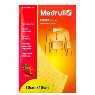 Пластырь Medrull перц.10смx15см №1-0