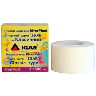 Пластырь RiverPlast 3х500 ткан. Игар-0