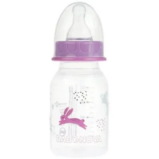 Пляшечка Baby-Nova (Бебі-Нова) пластикова 120мл дівчинка-0