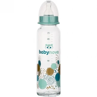 Пляшечка Baby-Nova (Бебі-Нова) скляна 240мл-0