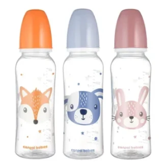 Бутылка Canpol (Кенпол) BPA FREE Cute animals 250мл (11/841_blu)-0
