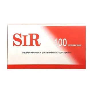 Презервативи для УЗД SIR латексні №100-0