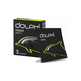 Презервативи Dolphi ребристі №3-0