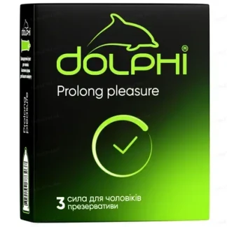 Презервативи DOLPHI з пролонгуючим ефектом №3-0