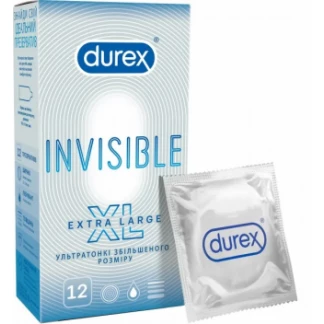 Презервативы Durex Invisible XL №12-0