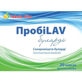 ПРОБІLAV (ПробіЛАВ) Буларді Tabula Vita (Табула Віта) капсули №20-0
