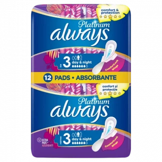 Прокладки гігієнічні Always (Олвейс) Ultra Platinum Duo день і ніч №12-0
