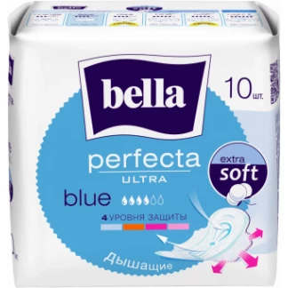 Прокладки гігієнічні Bella (Бела) Perfecta Ultra Blue, 10 штук-0