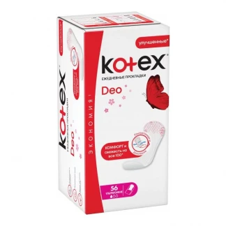 Прокладки гігієнічні Kotex (Котекс) щоденні супер слім №56-0
