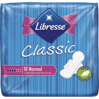 Прокладки гігієнічні Libresse (Лібрес) Classic Ultra Clip Normal Soft №10-0