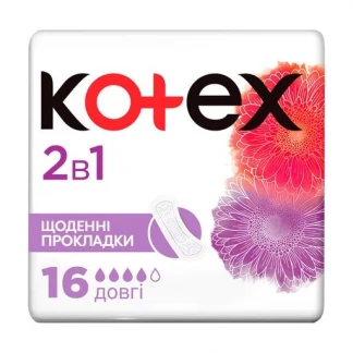 Прокладки гигиенические ежедневные Kotex (Котекс) натурал экстра протект нормал №18-0