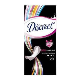 Прокладки щоденні гігієнічні Discreet (Діскріт) Deo Irresistible Single Multiform, №20-0