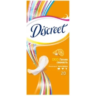 Прокладки щоденні гігієнічні Discreet (Діскріт) Deo Summer Fresh Multiform, №20-0