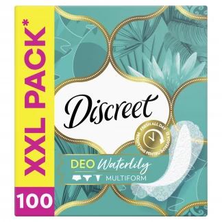 Прокладки щоденні Discreet (Діскріт) Deo Water Lily, 100 штук-0