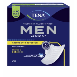 Прокладки урологические для мужчин Tena (Тена) Men Medium (Level 2), №10-0