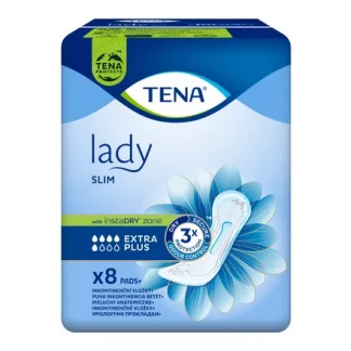 Прокладки урологические Tena (Тена) Lady Extra Plus Insta Dry, №8 -0