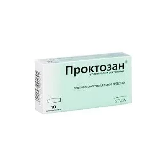 ПРОКТОЗАН суппозиторії ректальні №10 ПРОКТОЗАН суппозиторії ректальні №10-0