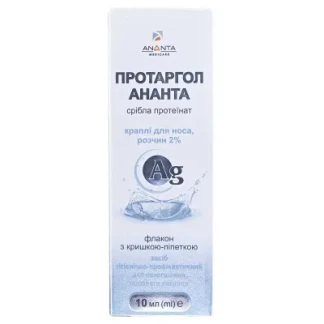 ПРОТАРГОЛ Ананта капли назальные 2% 10мл-0