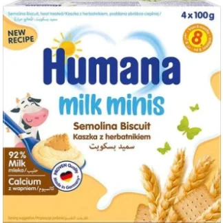 Пудинг Humana (Хумана) манний з печивом для харчування дітей від 8 міс. 4*100г Пудинг Humana (Хумана) манний з печивом для харчування дітей від 8 міс. 4*100г-0