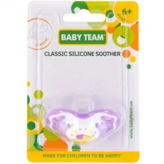 Пустышка Baby Team (Беби Тим) силик. классическая-0