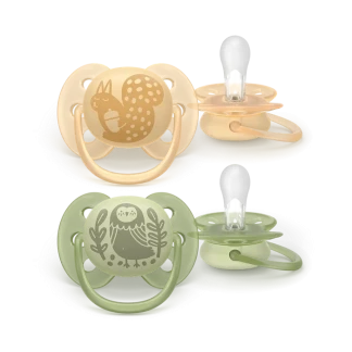 Пустушка Avent (Авент) Forest friends 6-18міс. №2 (SCF091/46)-0