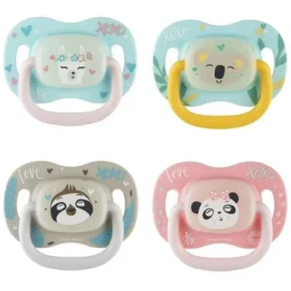Пустышка Canpol (Кенпол) Exotic Animals силиконовая симметричная 6-18мес. №1 (34/921)-0