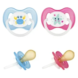 Пустушка Canpol (Кенпол) Love&Sea латексна кругла 6-18міс. №1(22/607)-0