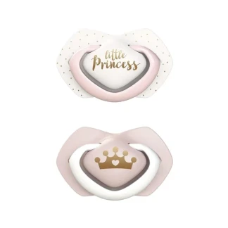 Пустушка Canpol (Кенпол) Royal Baby силіконова симетрична 0-6міс. рожева №2 (22/650pin)-0